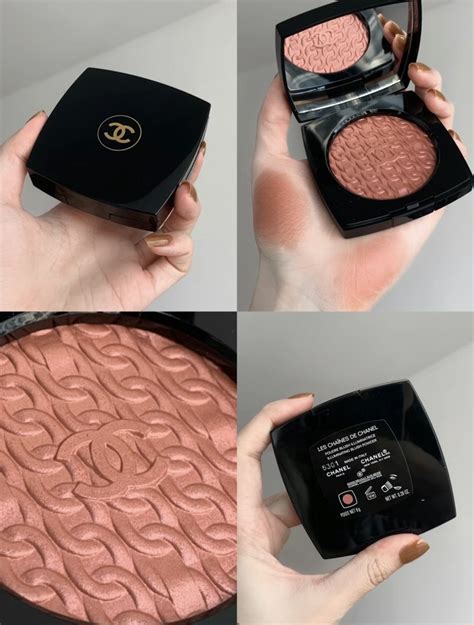 les chaînes de chanel illuminating blush powder|Chanel Les Chaines de Chanel Illuminating Blush Powder.